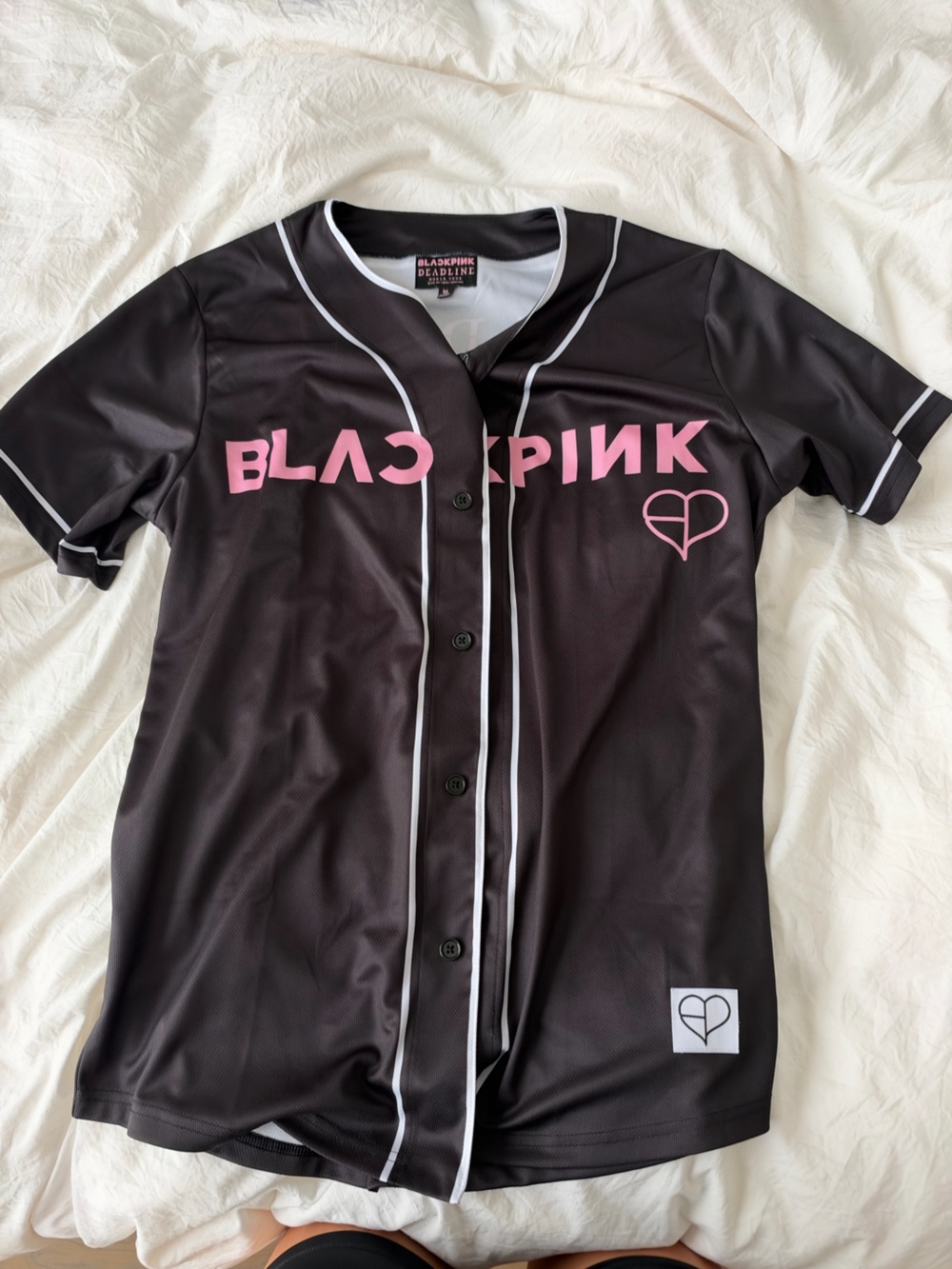 Blackpink Deadline World Tour 16 Baseball Jersey in Black size M